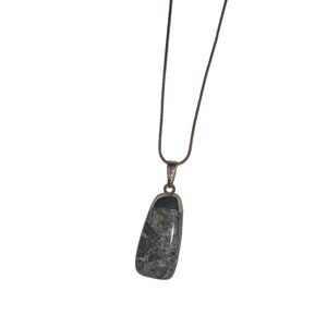 NWT River & Ridge Genuine Agate Mixed Gem Stone Drop Necklace Gold Chain